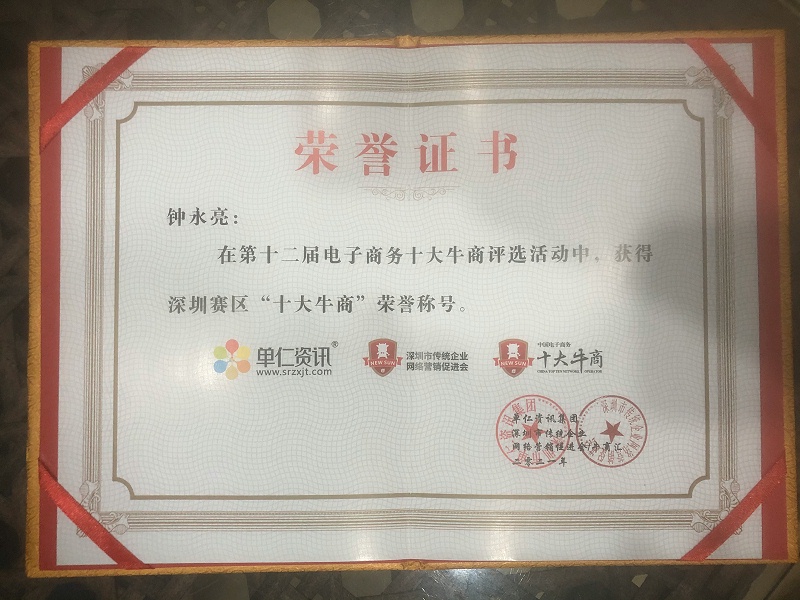 荣誉证书 (2)